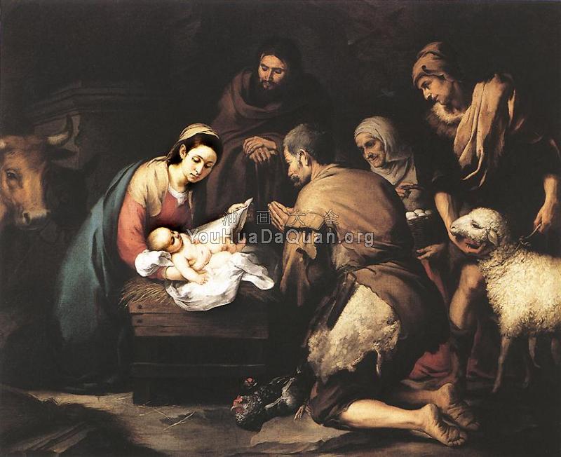 Adoration of the Shepherds - 巴托洛梅·埃斯特班·牟利罗